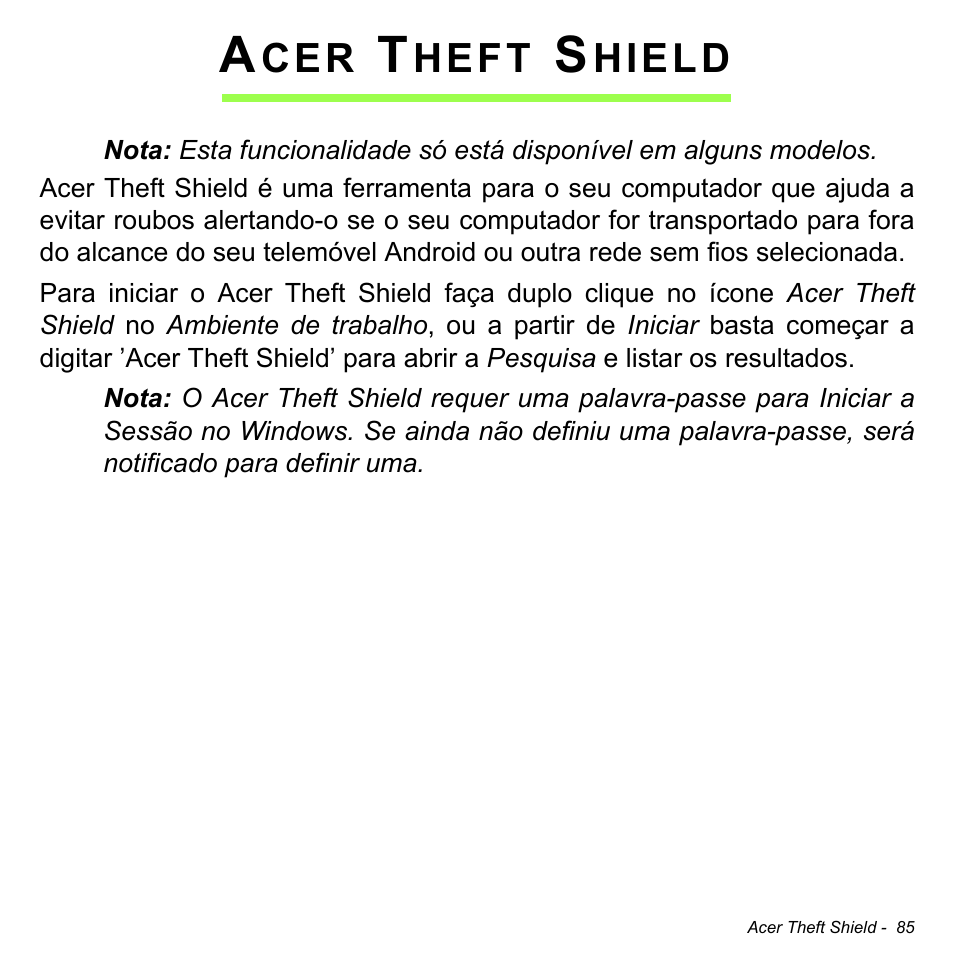 Acer theft shield, Heft, Hield | Acer Aspire S3-391 User Manual | Page 698 / 3554