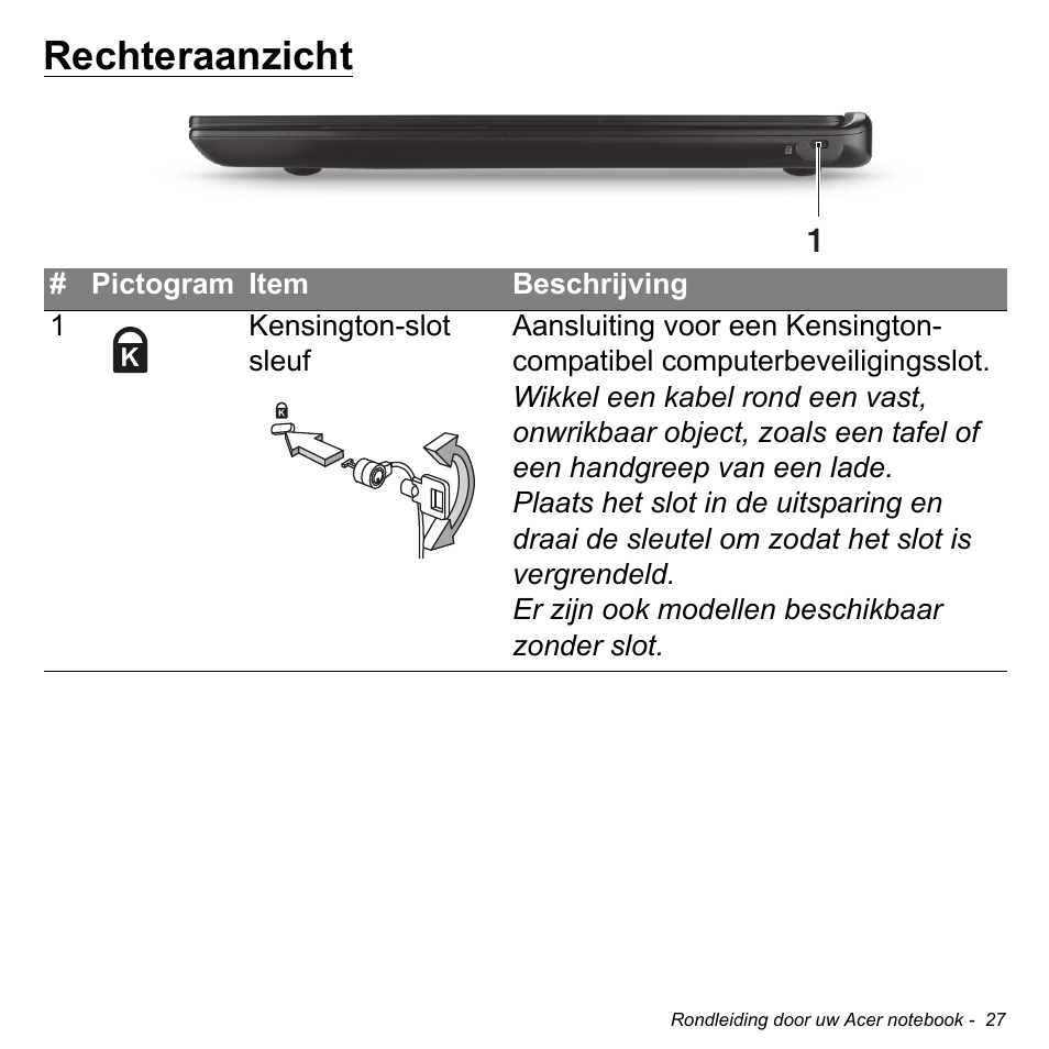 Rechteraanzicht | Acer Aspire S3-391 User Manual | Page 762 / 3554