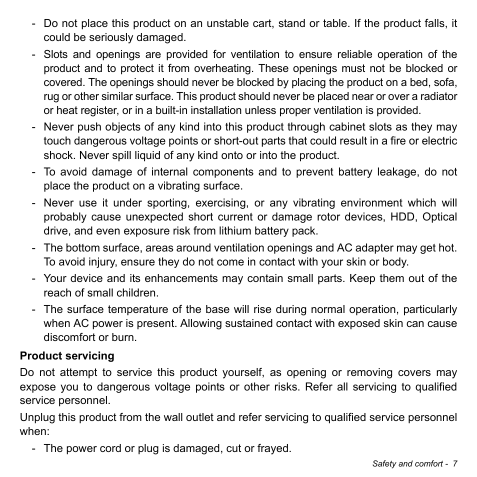 Acer Aspire S3-391 User Manual | Page 8 / 3554