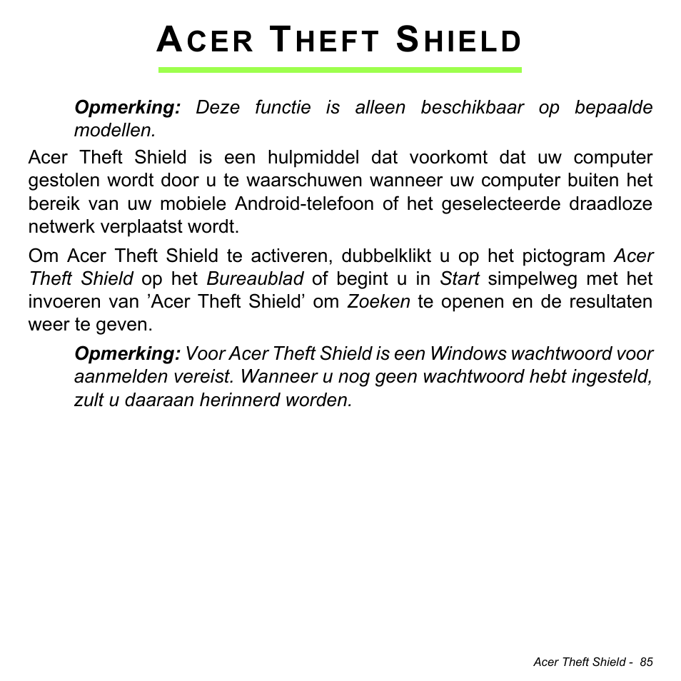 Acer theft shield, Heft, Hield | Acer Aspire S3-391 User Manual | Page 820 / 3554