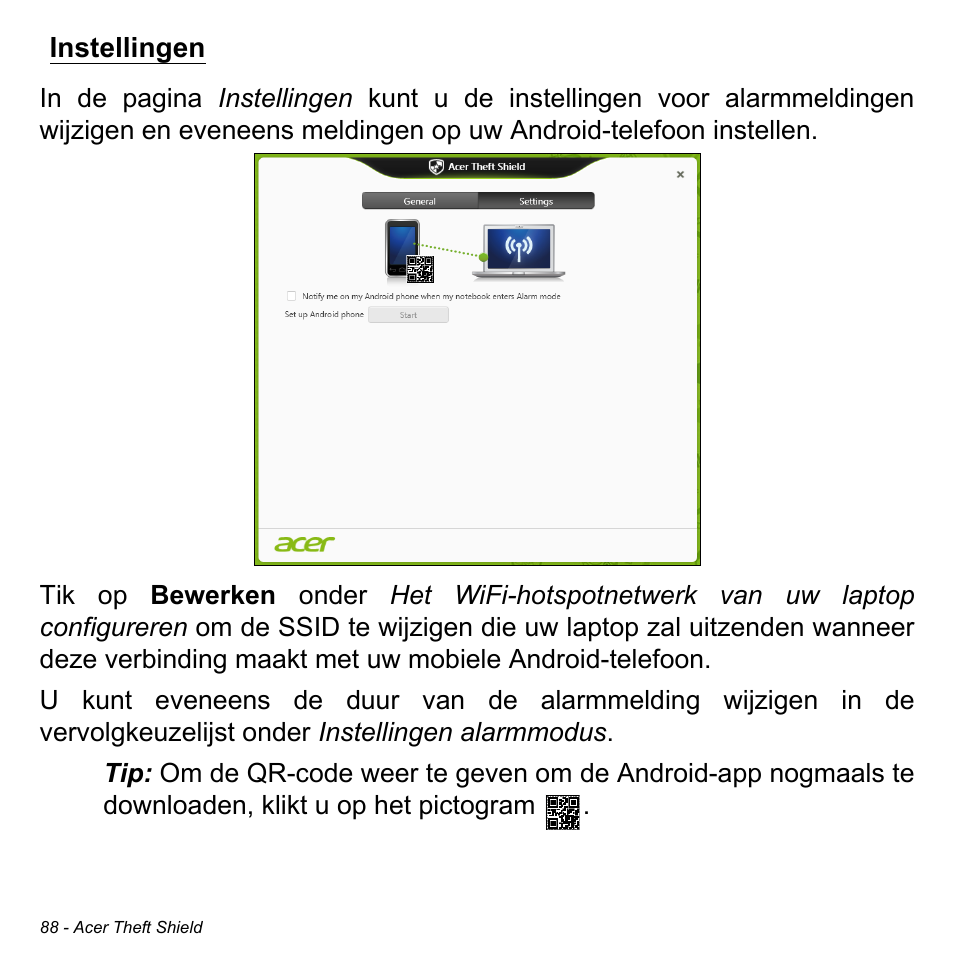 Instellingen | Acer Aspire S3-391 User Manual | Page 823 / 3554