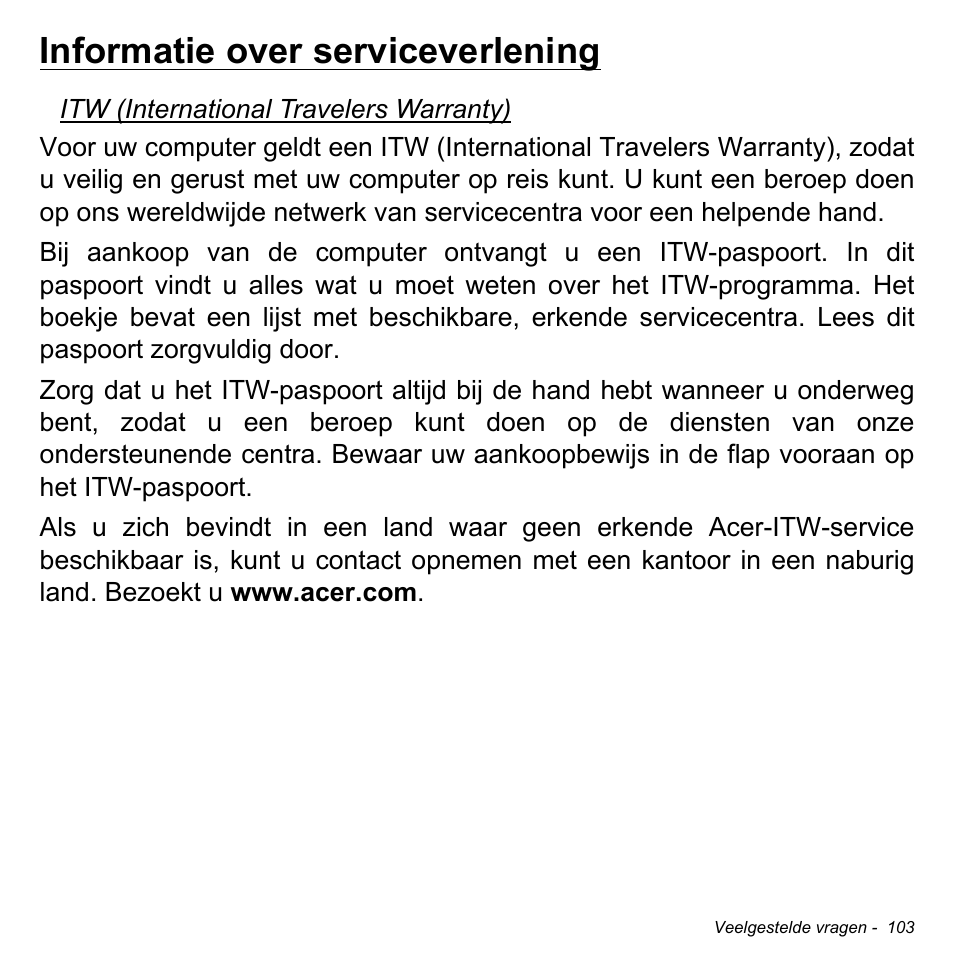Informatie over serviceverlening | Acer Aspire S3-391 User Manual | Page 838 / 3554