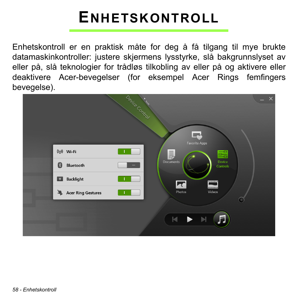 Enhetskontroll, Nhetskontroll | Acer Aspire S3-391 User Manual | Page 915 / 3554