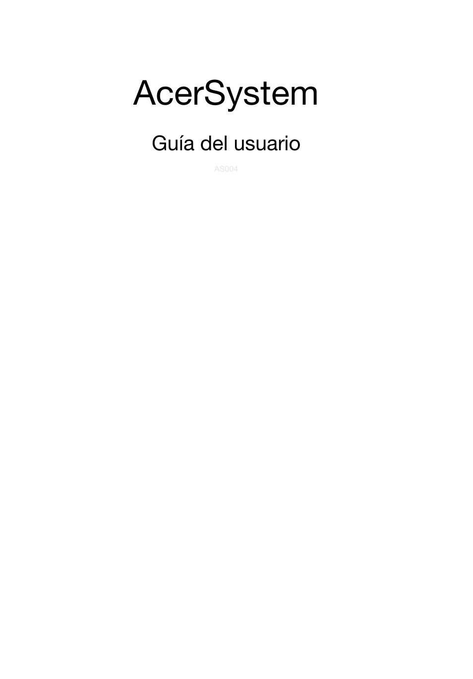 Español (latinoamérica), Acersystem, Guía del usuario | Acer RL80 User Manual | Page 167 / 764