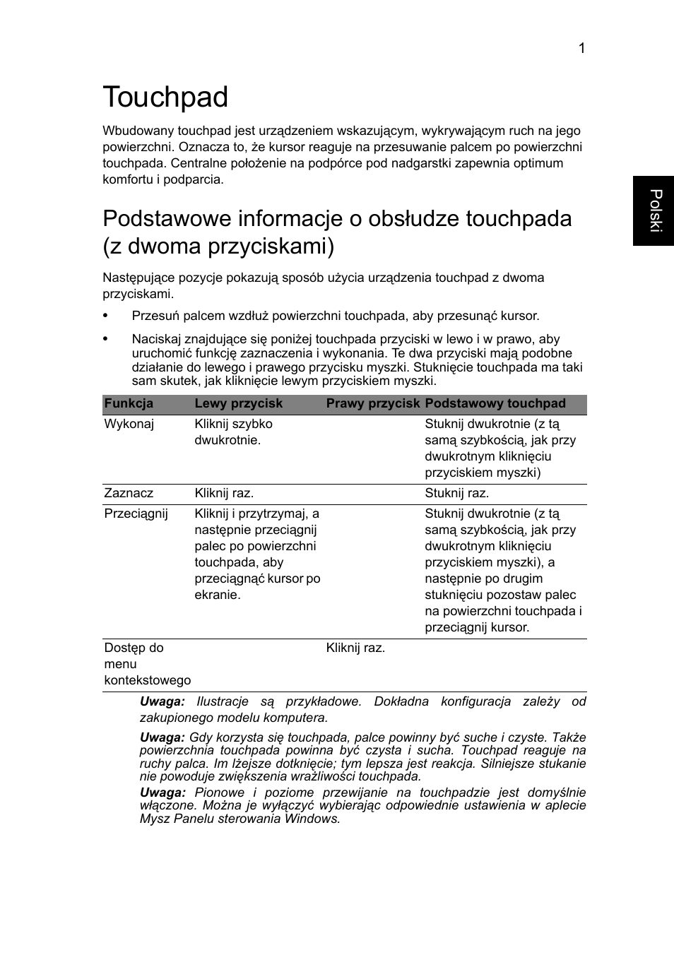 Touchpad | Acer TravelMate P253-MG User Manual | Page 1131 / 2736