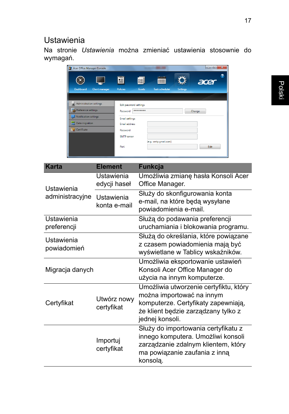 Ustawienia | Acer TravelMate P253-MG User Manual | Page 1147 / 2736