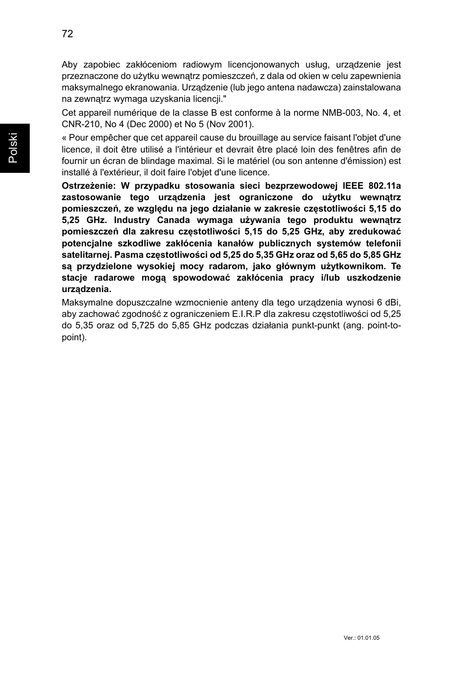 Polski | Acer TravelMate P253-MG User Manual | Page 1202 / 2736