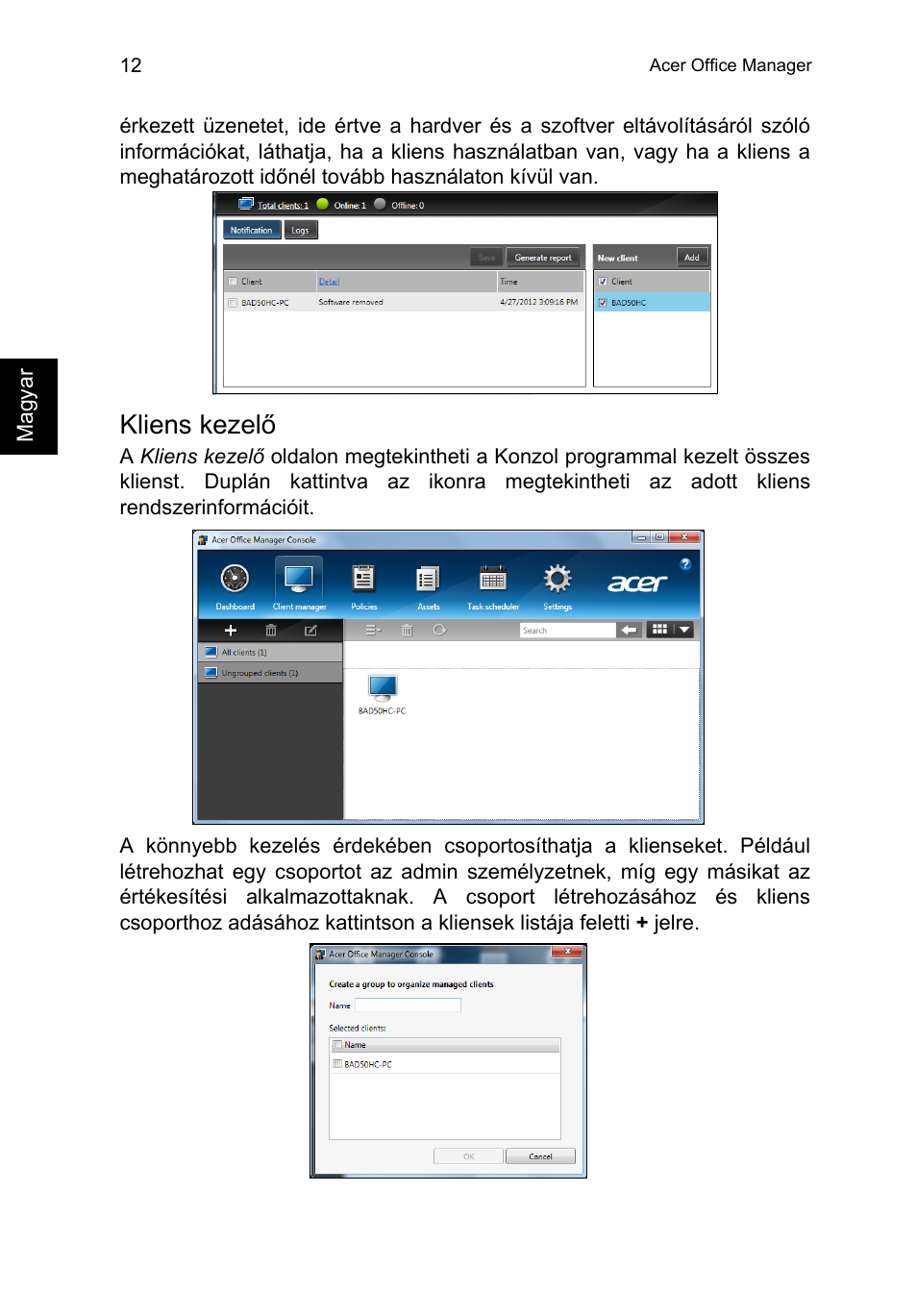 Kliens kezelő | Acer TravelMate P253-MG User Manual | Page 1234 / 2736