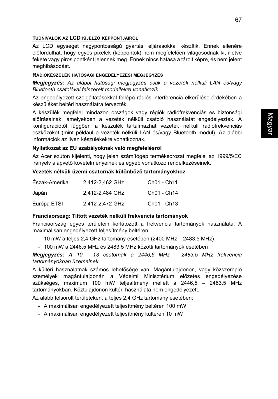 Ma gyar | Acer TravelMate P253-MG User Manual | Page 1289 / 2736