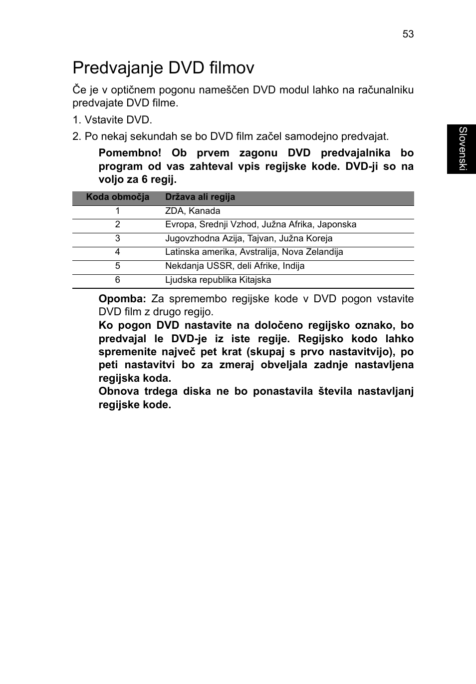 Predvajanje dvd filmov | Acer TravelMate P253-MG User Manual | Page 1549 / 2736