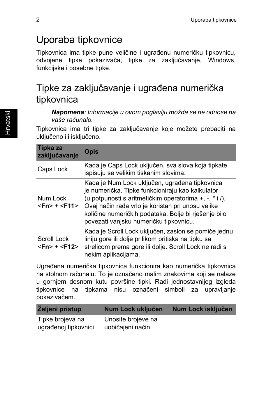 Uporaba tipkovnice | Acer TravelMate P253-MG User Manual | Page 1590 / 2736