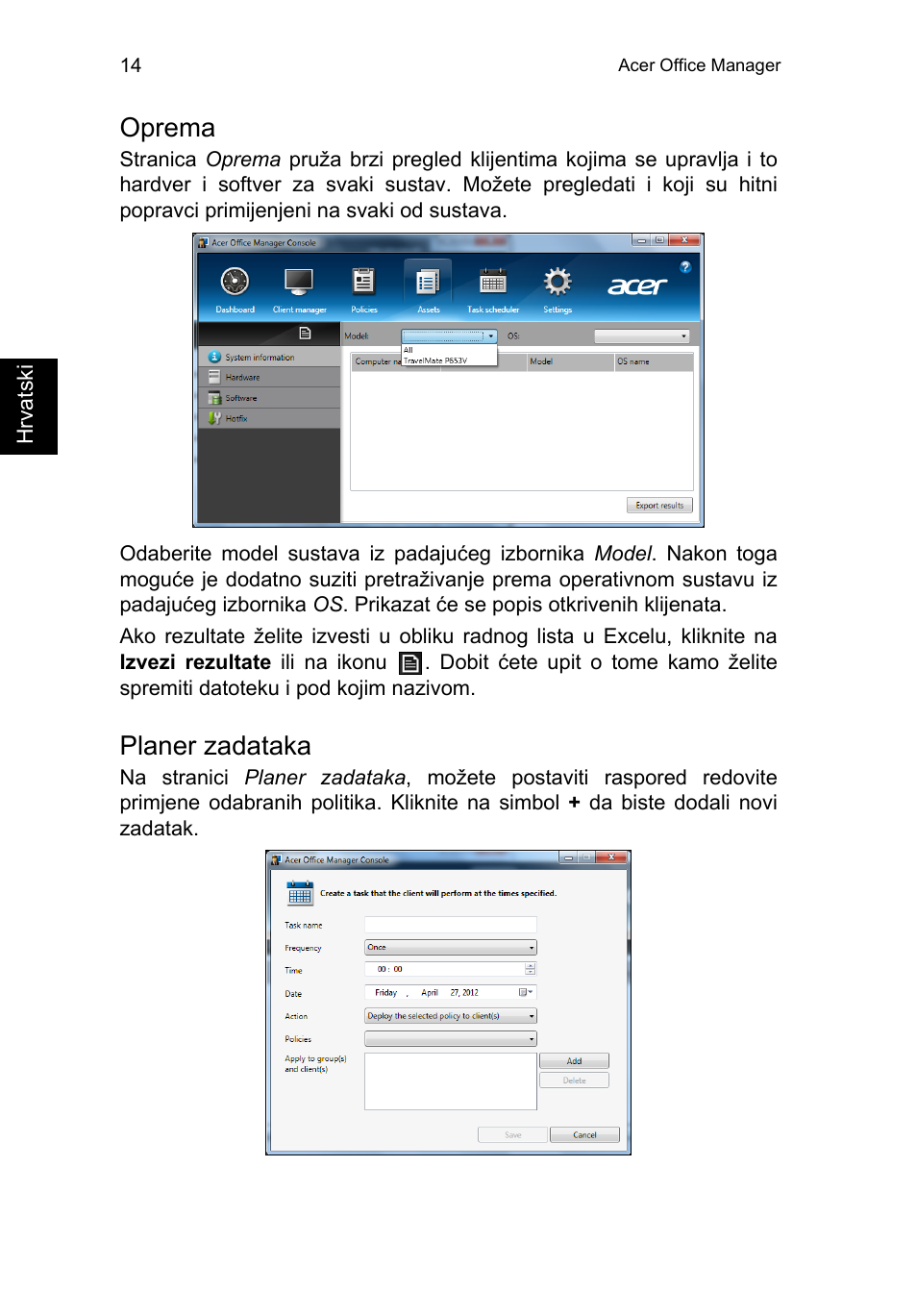 Oprema, Planer zadataka | Acer TravelMate P253-MG User Manual | Page 1602 / 2736