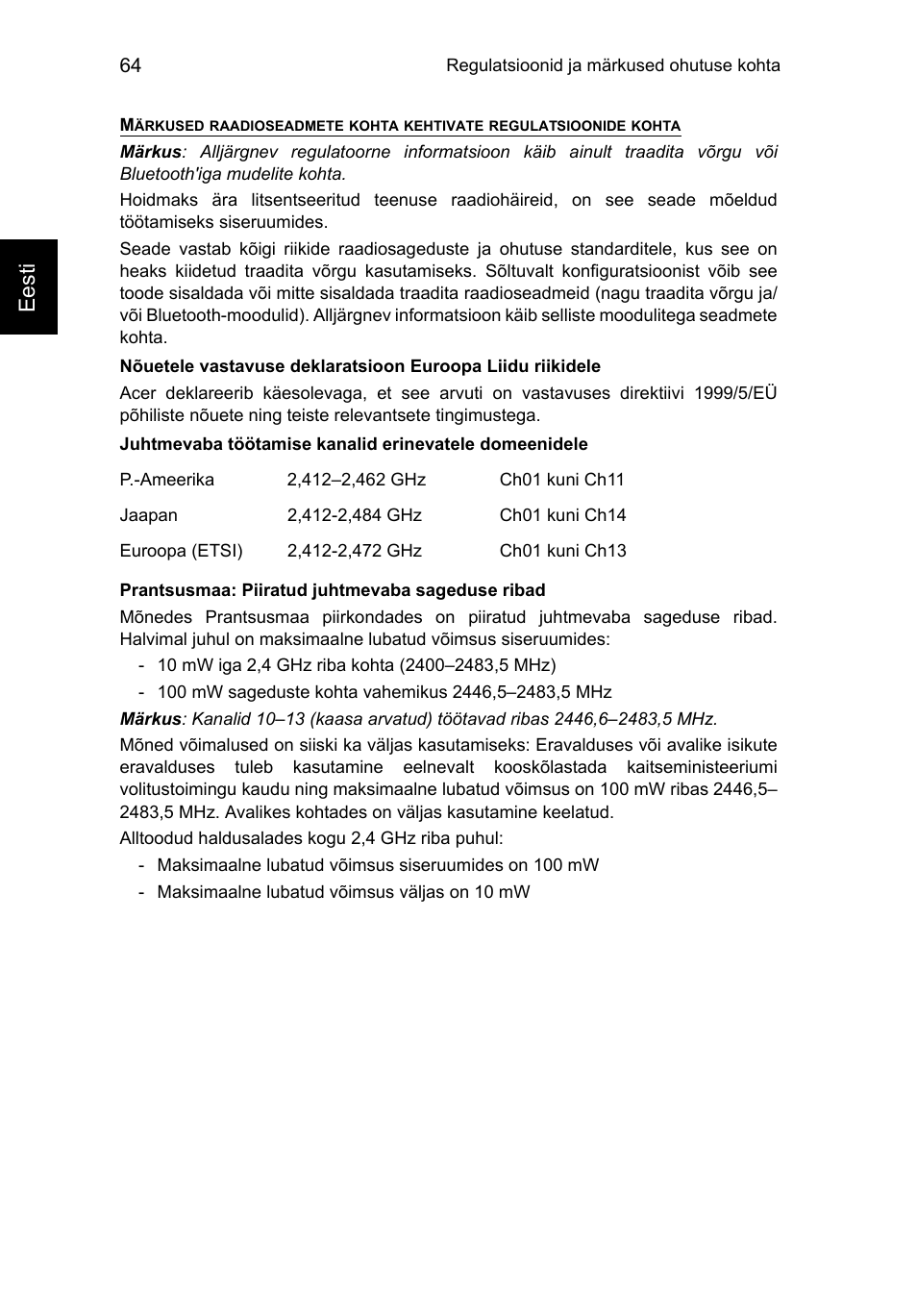 Eesti | Acer TravelMate P253-MG User Manual | Page 1928 / 2736