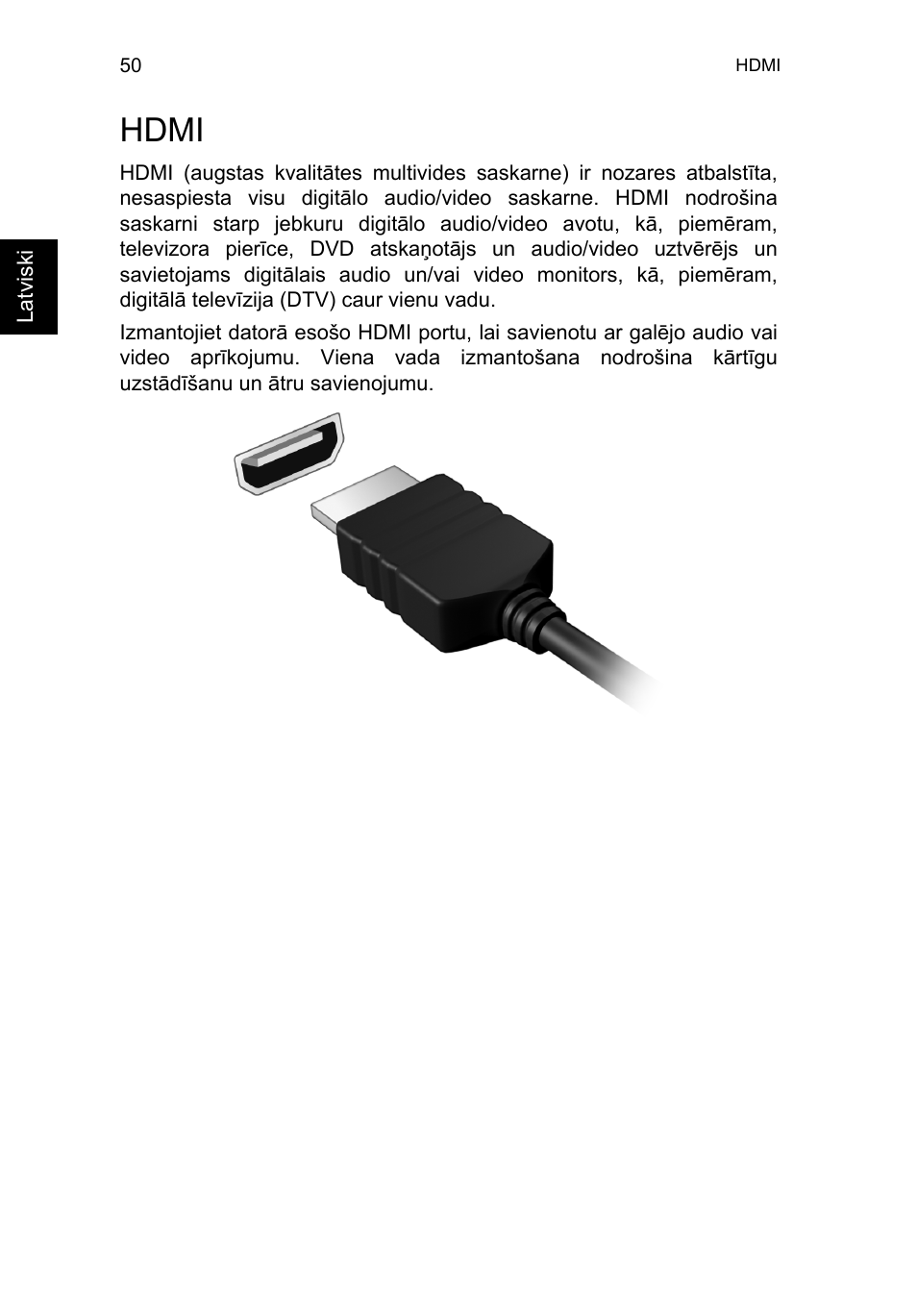 Hdmi, Hdmi 50 | Acer TravelMate P253-MG User Manual | Page 2002 / 2736