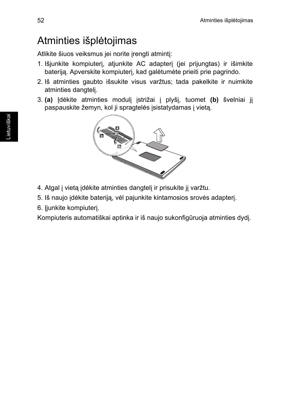 Atminties išplėtojimas | Acer TravelMate P253-MG User Manual | Page 2094 / 2736