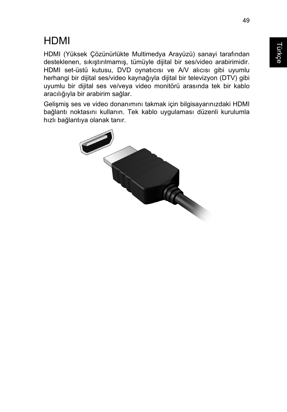 Hdmi, Hdmi 49 | Acer TravelMate P253-MG User Manual | Page 2285 / 2736