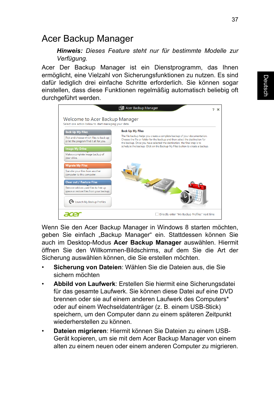 Acer backup manager | Acer TravelMate P253-MG User Manual | Page 241 / 2736