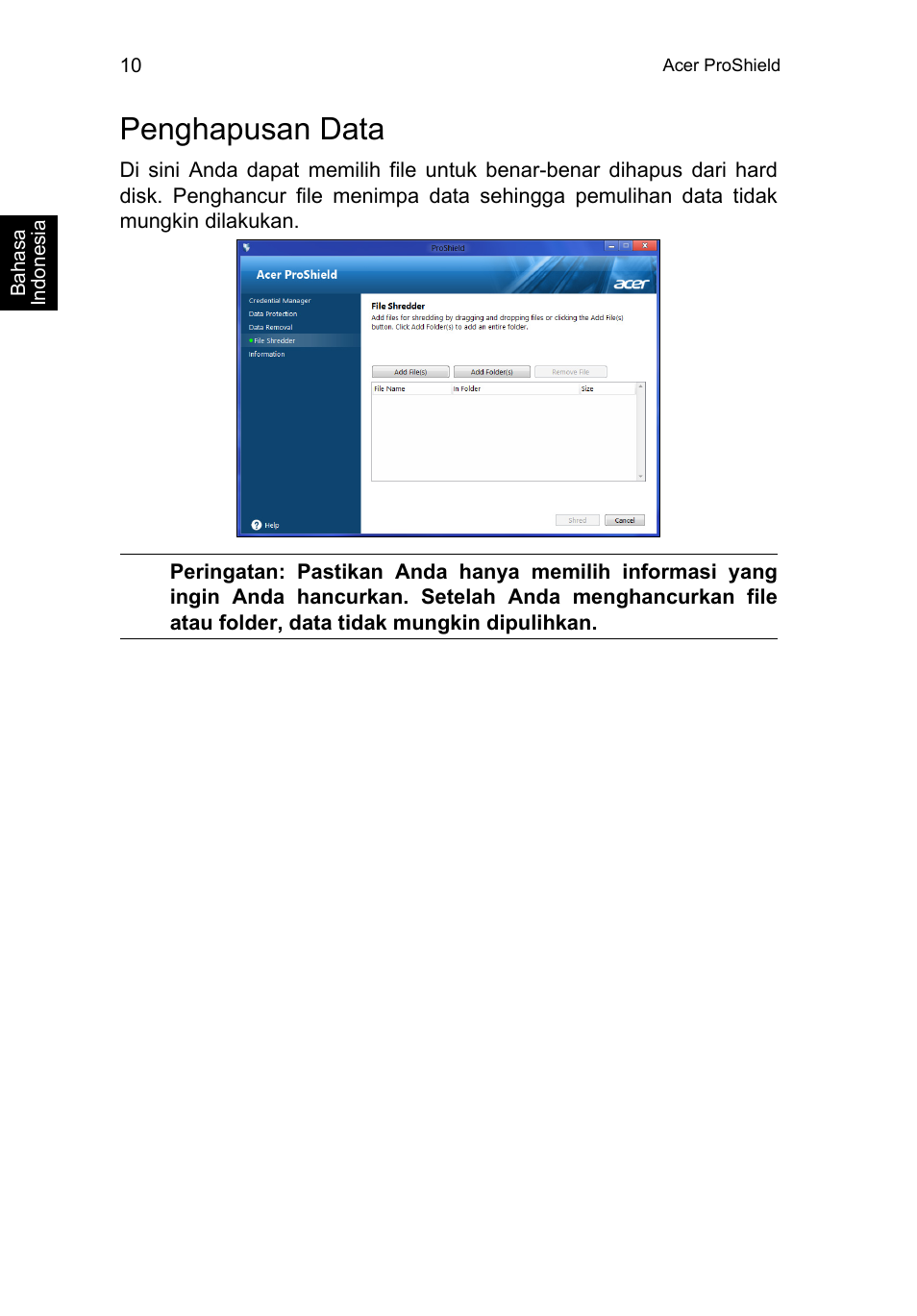 Penghapusan data | Acer TravelMate P253-MG User Manual | Page 2580 / 2736