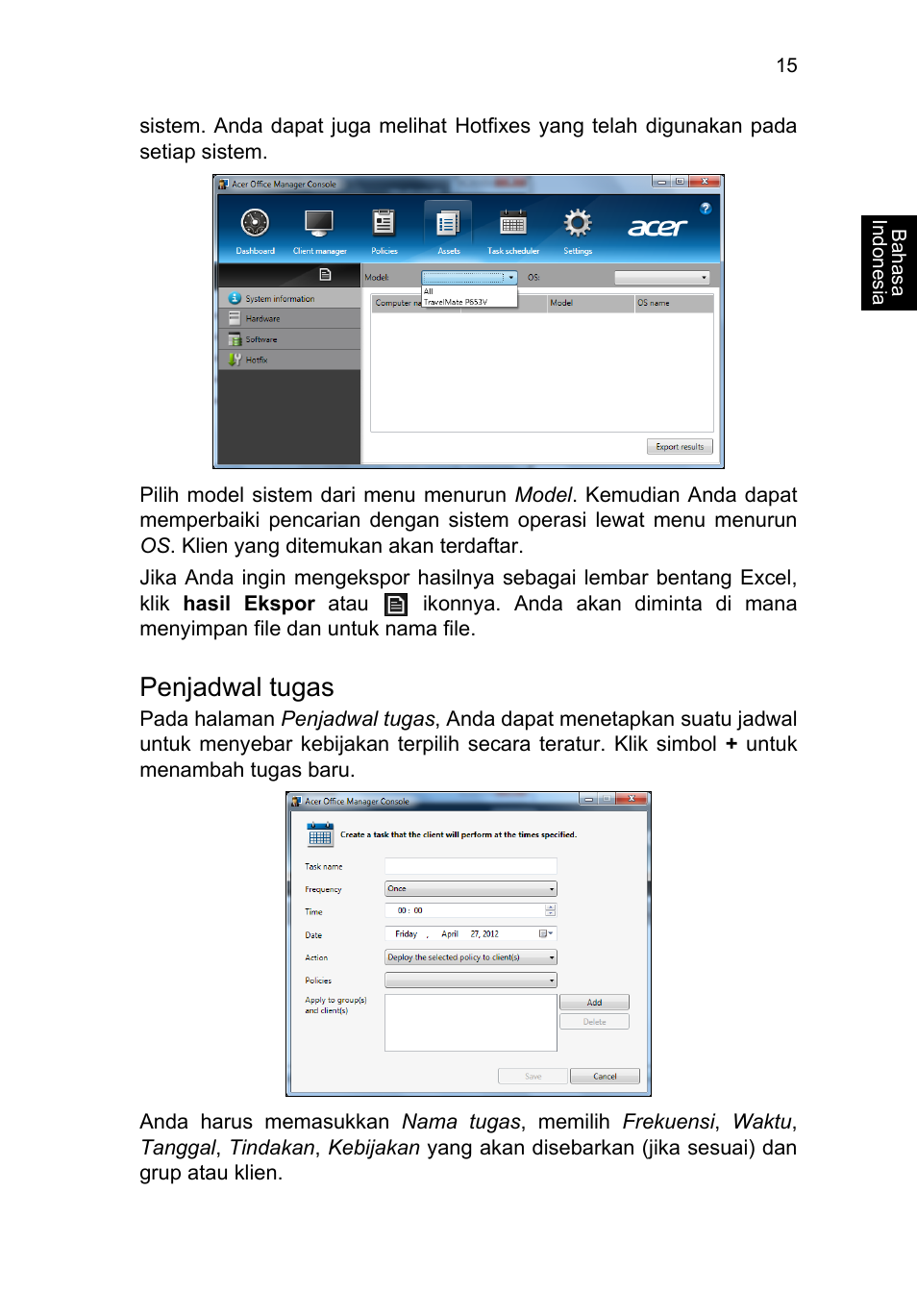 Penjadwal tugas | Acer TravelMate P253-MG User Manual | Page 2585 / 2736