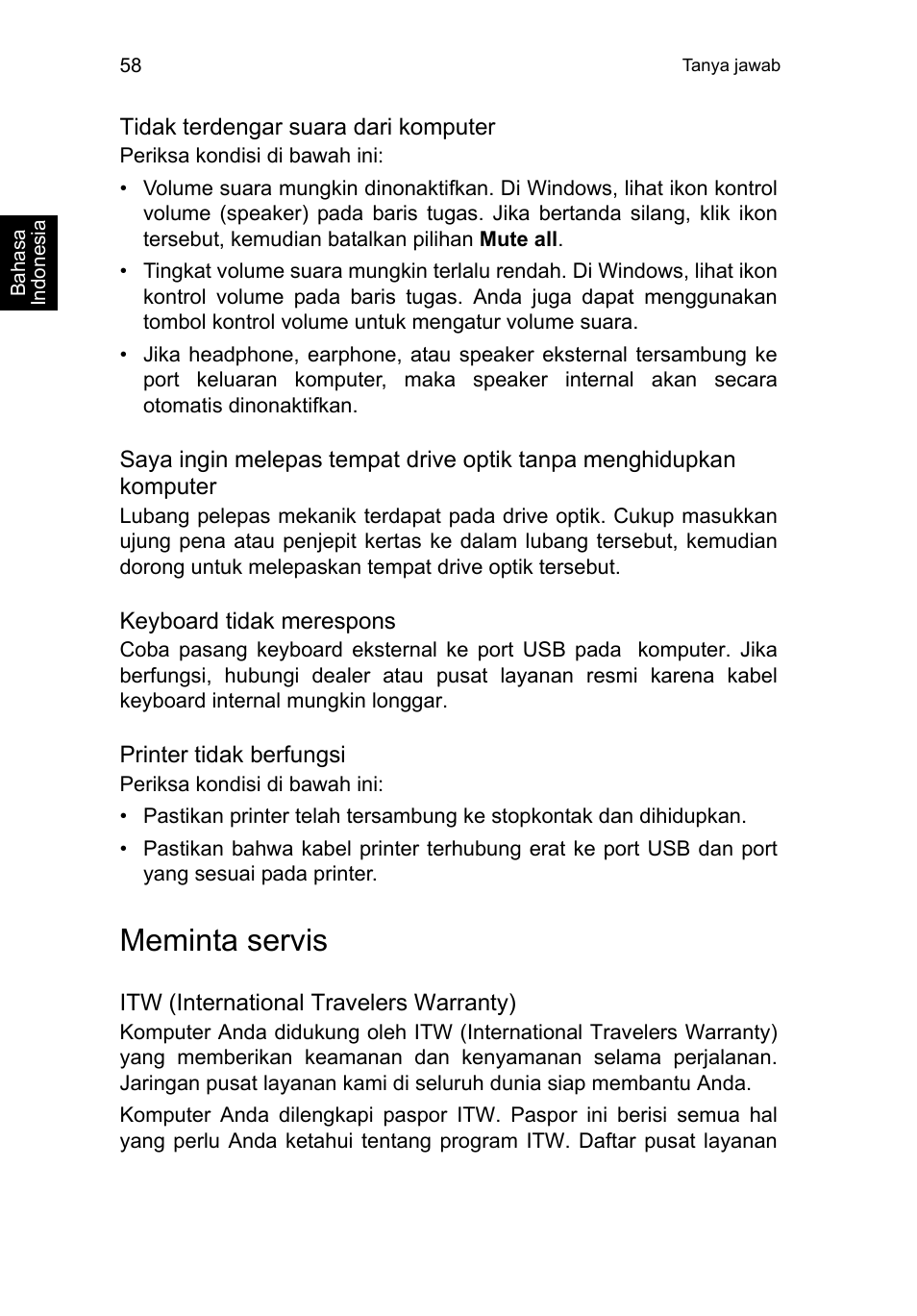 Meminta servis | Acer TravelMate P253-MG User Manual | Page 2628 / 2736