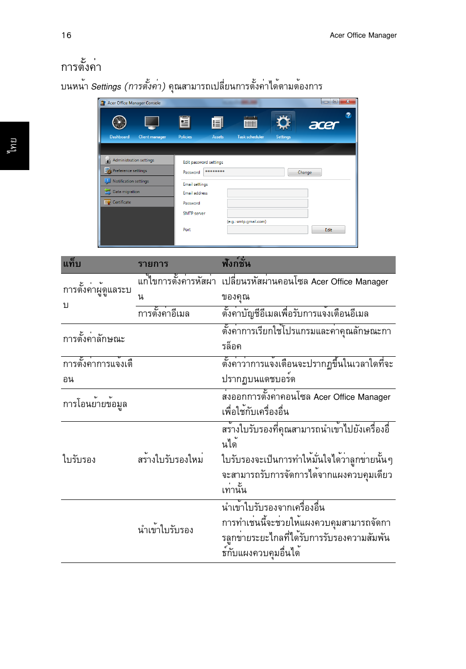 การตั้งค่า, Òãµñé§¤ит, Òãµñé§¤èò | Acer TravelMate P253-MG User Manual | Page 2680 / 2736