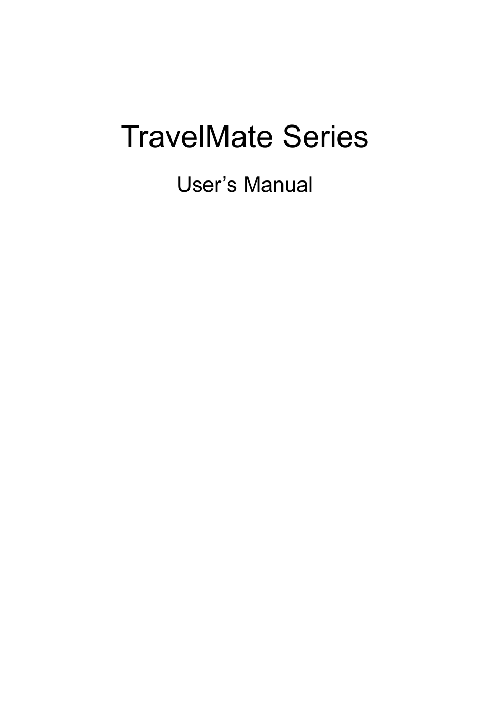 English, Travelmate series | Acer TravelMate P253-MG User Manual | Page 3 / 2736