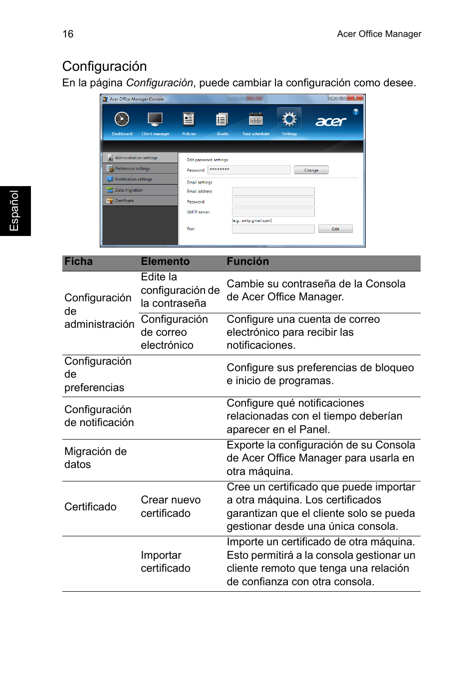 Configuración | Acer TravelMate P253-MG User Manual | Page 412 / 2736