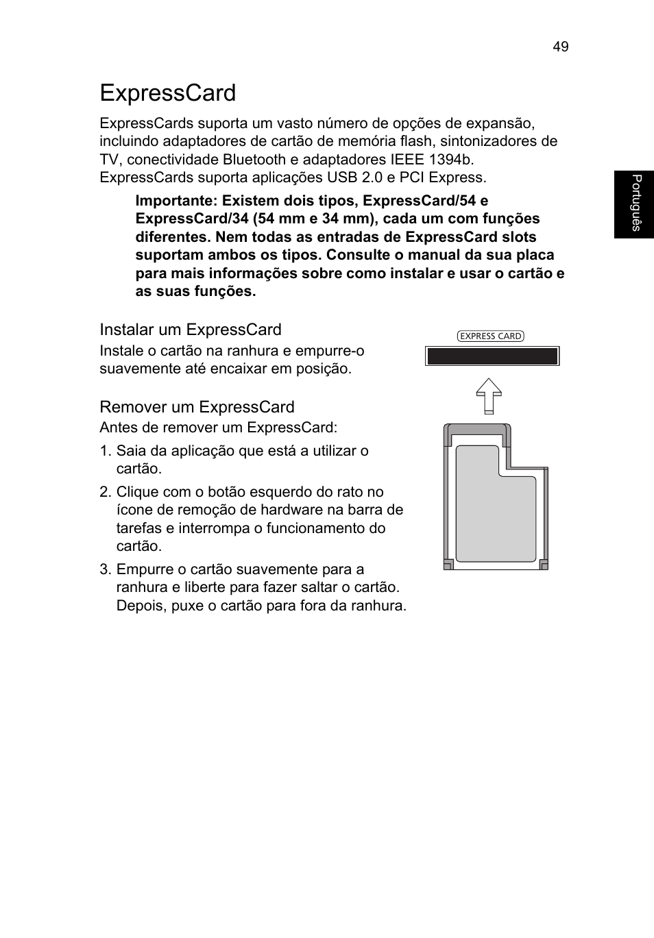 Expresscard | Acer TravelMate P253-MG User Manual | Page 537 / 2736