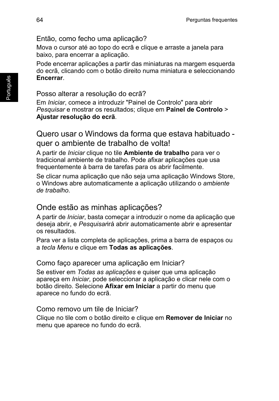 Onde estão as minhas aplicações | Acer TravelMate P253-MG User Manual | Page 552 / 2736