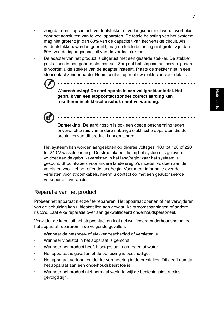 Reparatie van het product | Acer TravelMate P253-MG User Manual | Page 565 / 2736