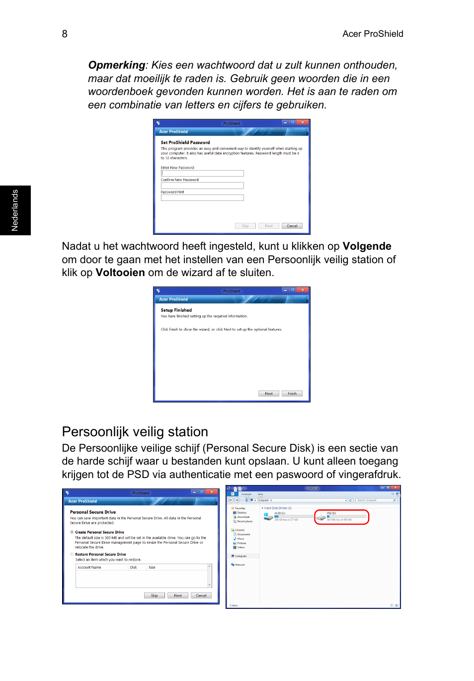 Persoonlijk veilig station | Acer TravelMate P253-MG User Manual | Page 588 / 2736