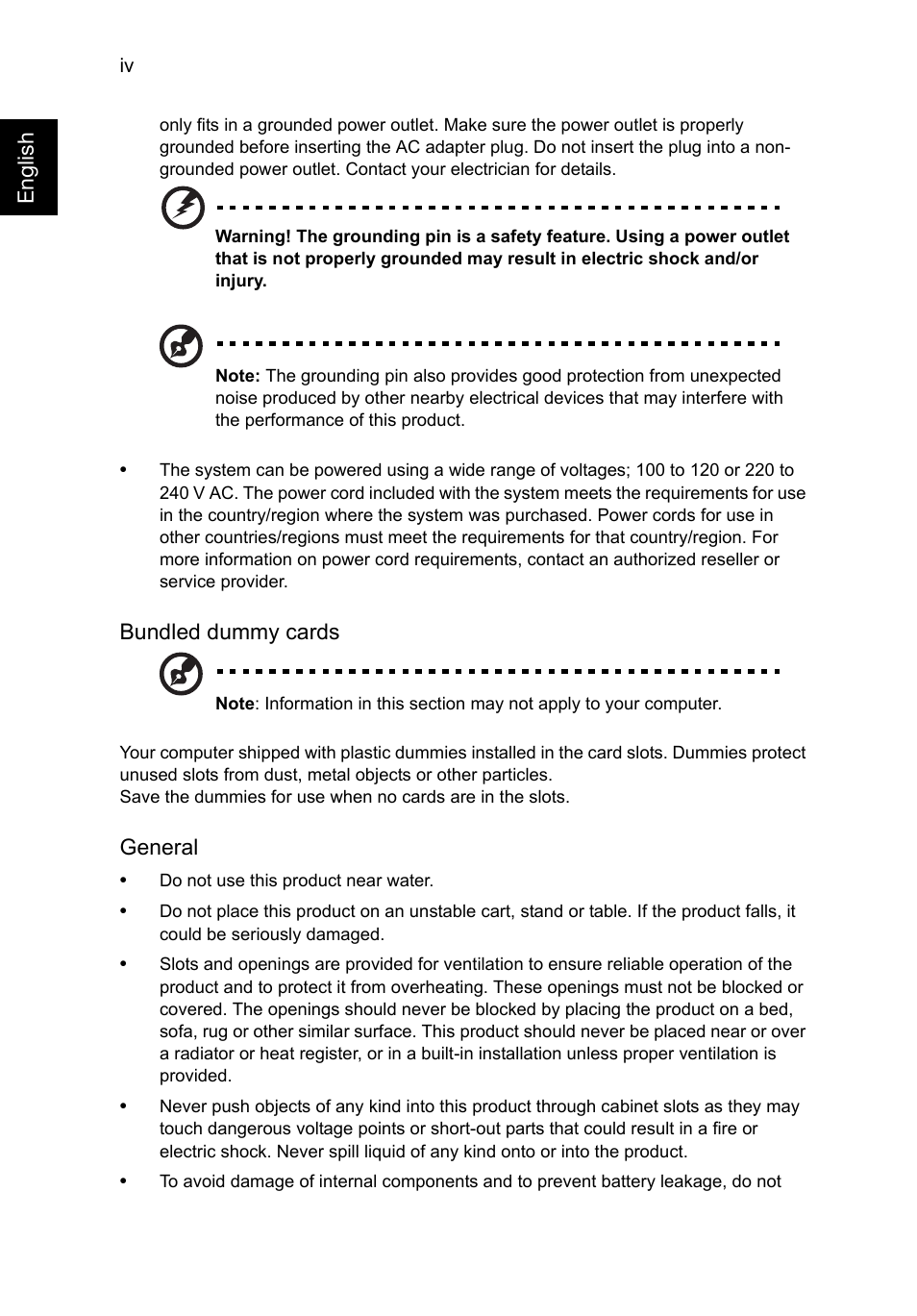 Acer TravelMate P253-MG User Manual | Page 6 / 2736