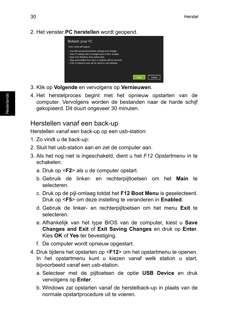 Herstellen vanaf een back-up | Acer TravelMate P253-MG User Manual | Page 610 / 2736