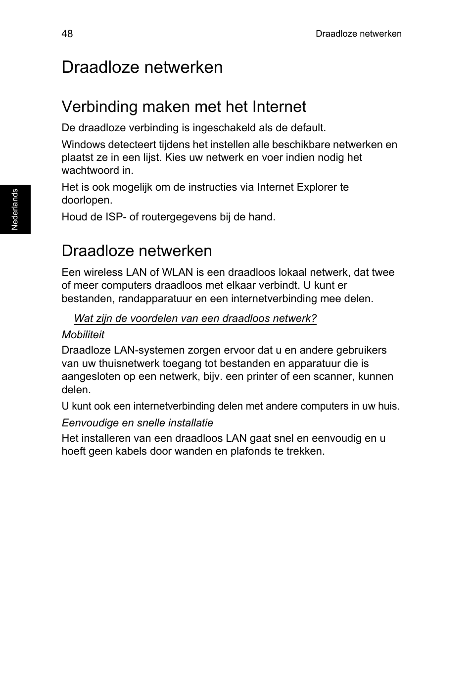 Draadloze netwerken, Verbinding maken met het internet | Acer TravelMate P253-MG User Manual | Page 628 / 2736