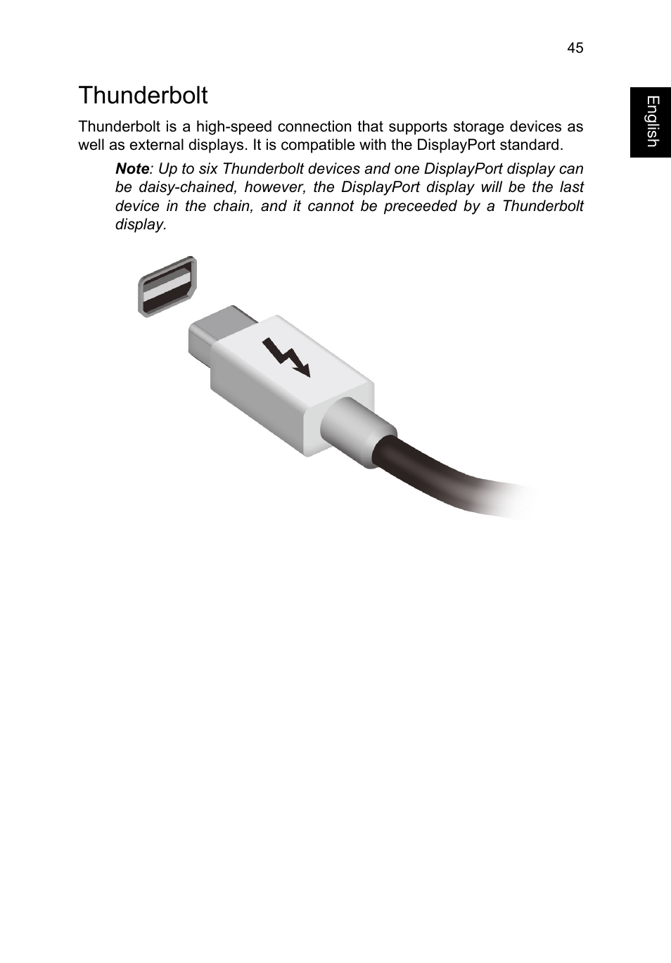 Thunderbolt | Acer TravelMate P253-MG User Manual | Page 65 / 2736