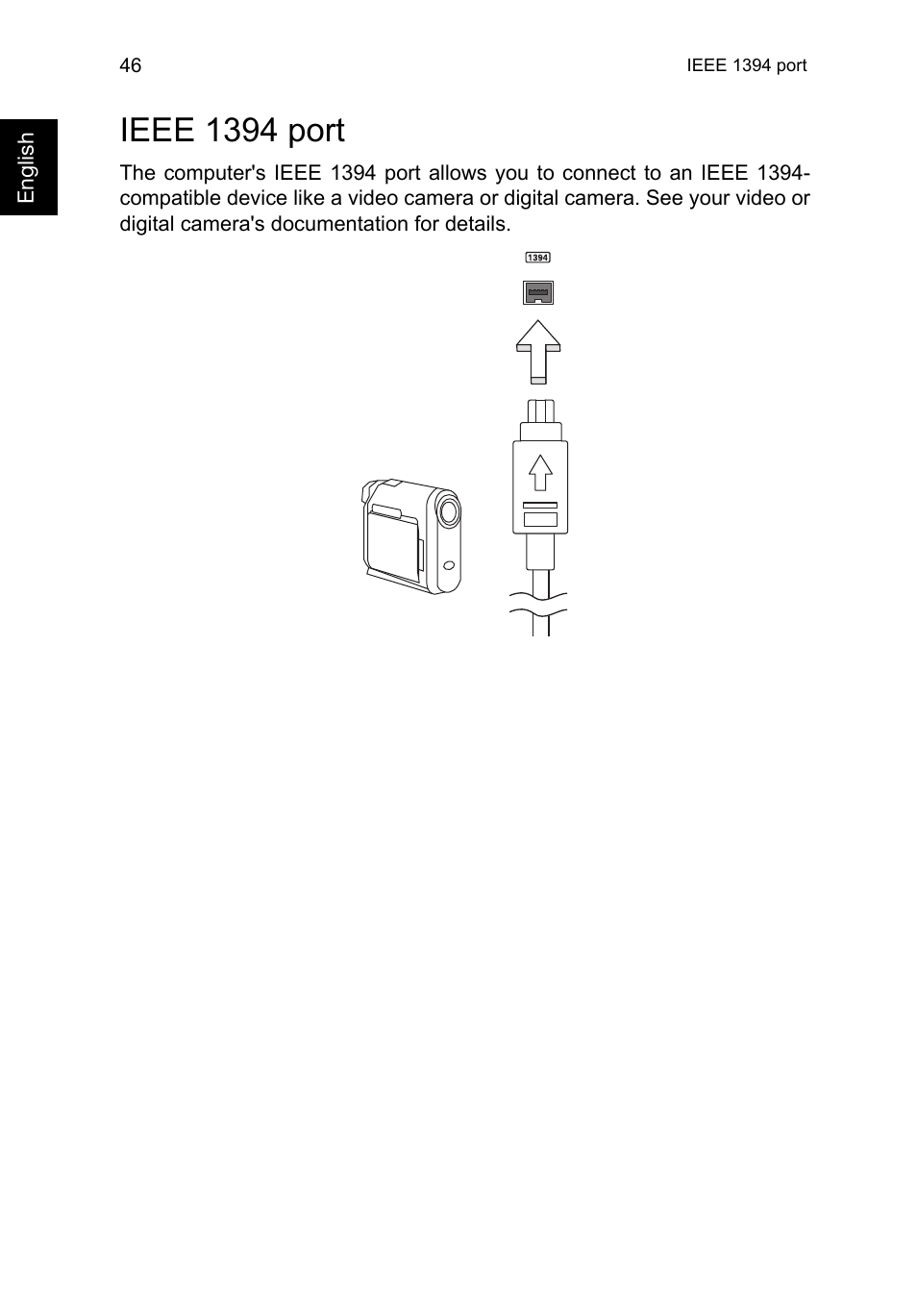 Ieee 1394 port | Acer TravelMate P253-MG User Manual | Page 66 / 2736