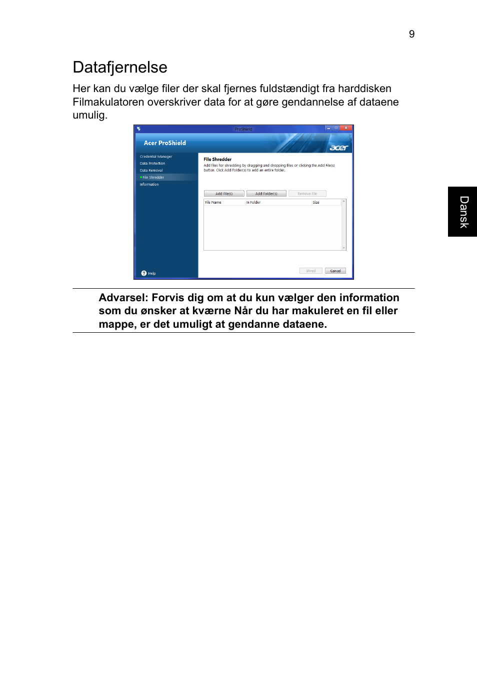 Datafjernelse | Acer TravelMate P253-MG User Manual | Page 771 / 2736