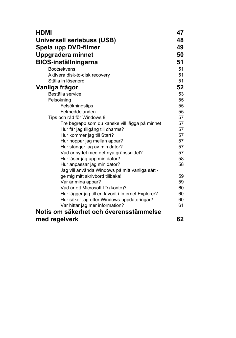 Vanliga frågor 52 | Acer TravelMate P253-MG User Manual | Page 851 / 2736