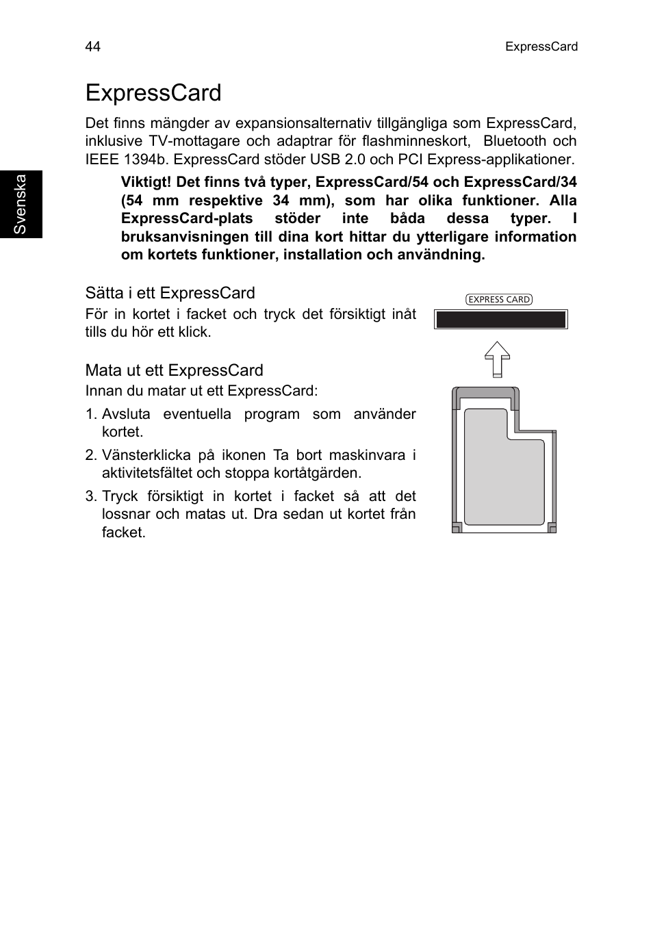 Expresscard | Acer TravelMate P253-MG User Manual | Page 896 / 2736
