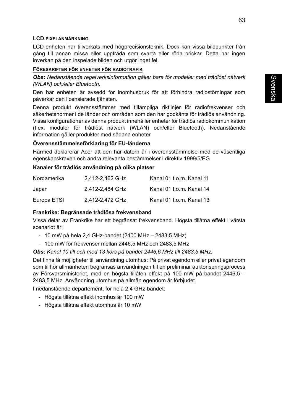 Sv enska | Acer TravelMate P253-MG User Manual | Page 915 / 2736