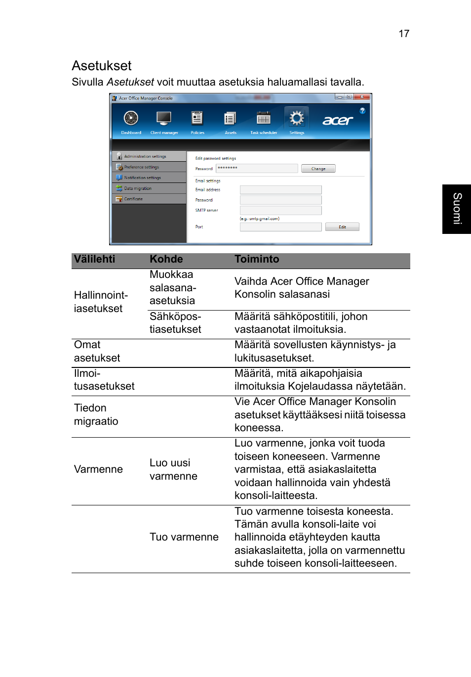 Asetukset | Acer TravelMate P253-MG User Manual | Page 957 / 2736