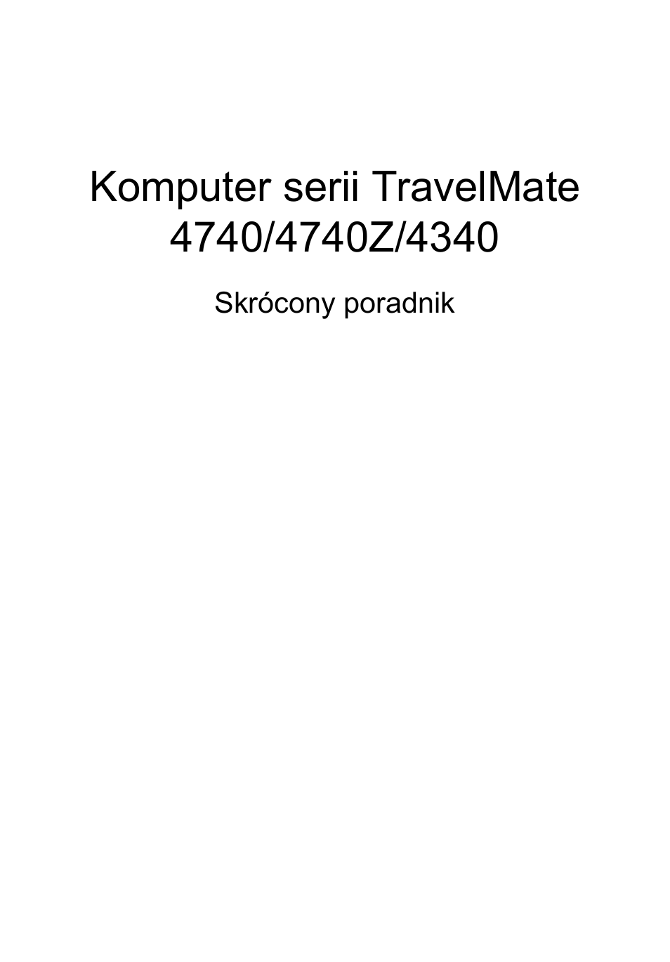 Polski | Acer TravelMate 4740ZG User Manual | Page 127 / 316