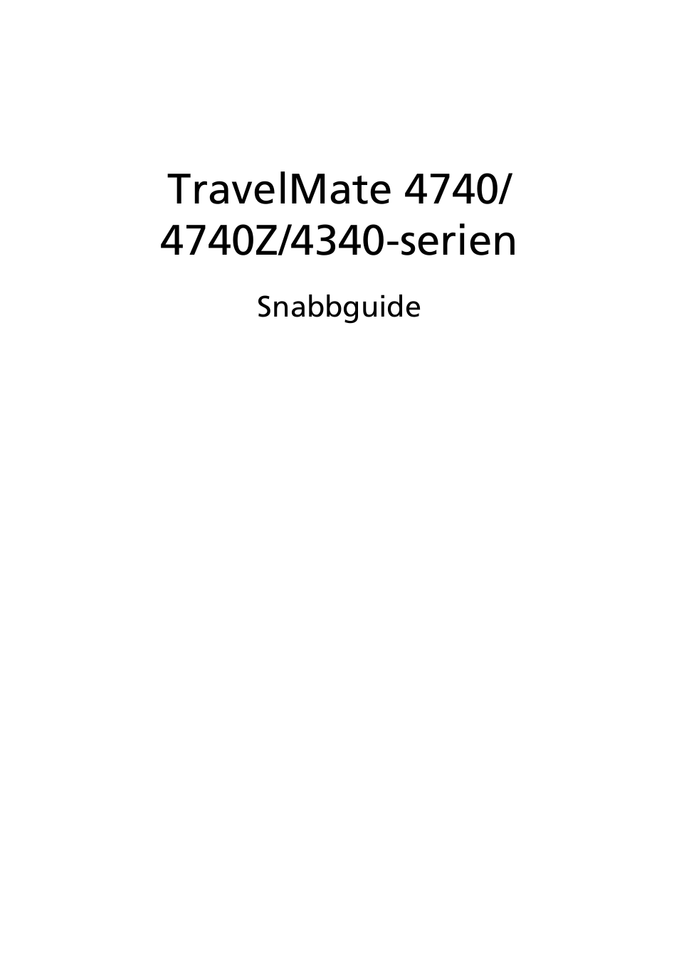 Svenska | Acer TravelMate 4740ZG User Manual | Page 95 / 316