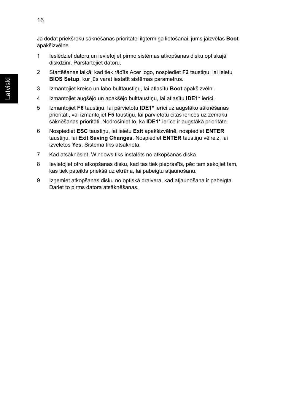 Latviski | Acer Aspire 5736Z User Manual | Page 1538 / 2205