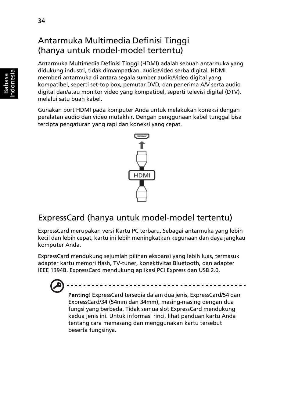 Expresscard (hanya untuk model-model tertentu) | Acer Aspire 5736Z User Manual | Page 2114 / 2205