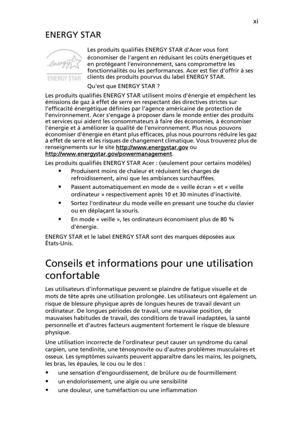 Energy star | Acer Aspire 5736Z User Manual | Page 85 / 2205