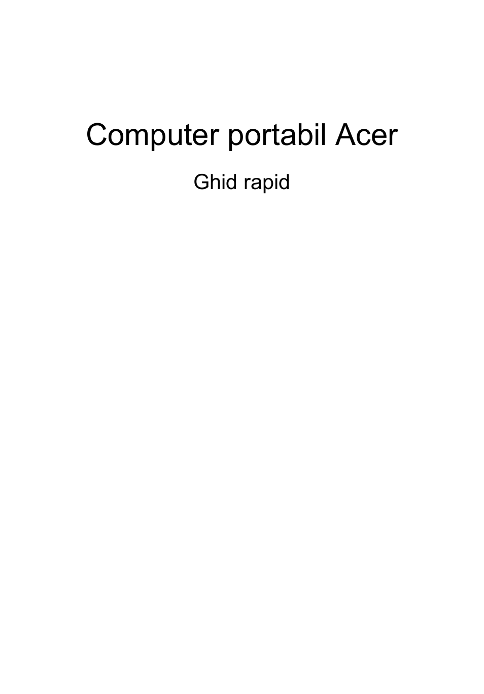 Română, Computer portabil acer | Acer TravelMate 7740ZG User Manual | Page 185 / 314