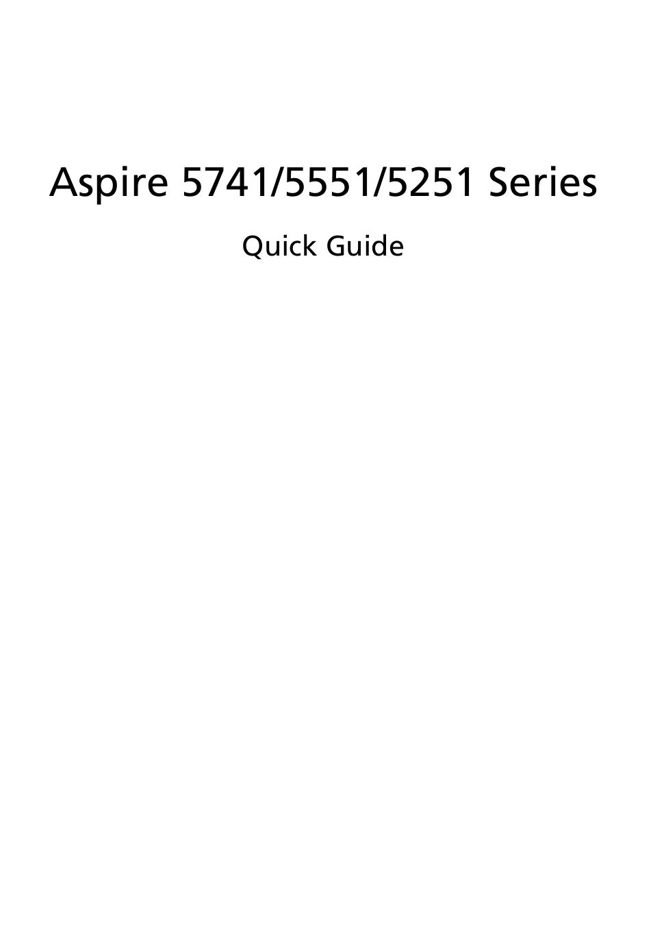 English | Acer Aspire 5551G User Manual | Page 3 / 313