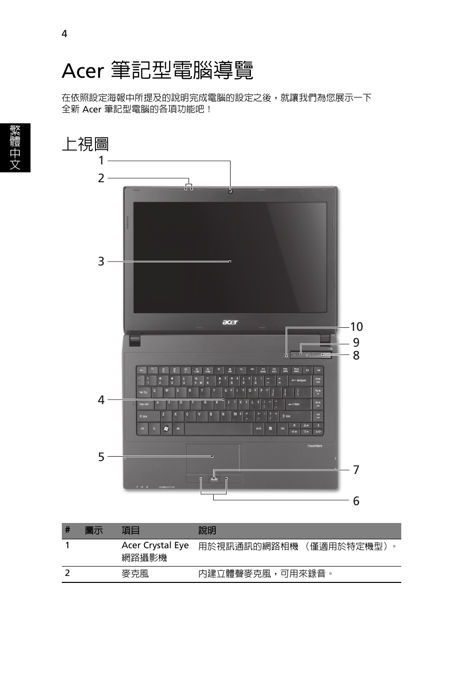 Acer 筆記型電腦導覽 | Acer TravelMate 8472Z User Manual | Page 278 / 314