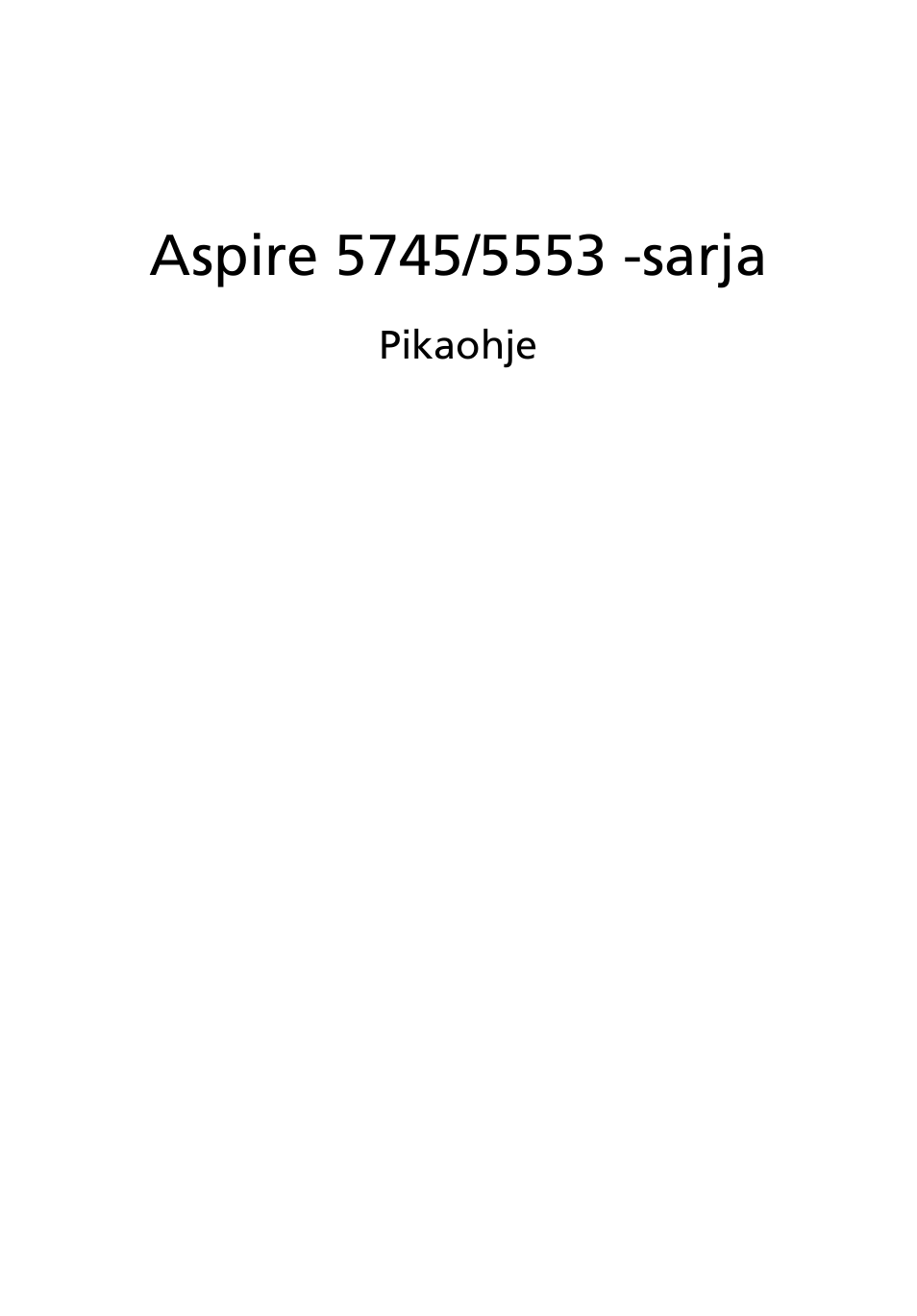 Suomi | Acer Aspire 5553G User Manual | Page 111 / 326